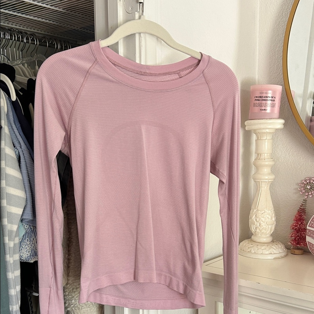 Lululemon Pink Long Sleeve Women's Top
